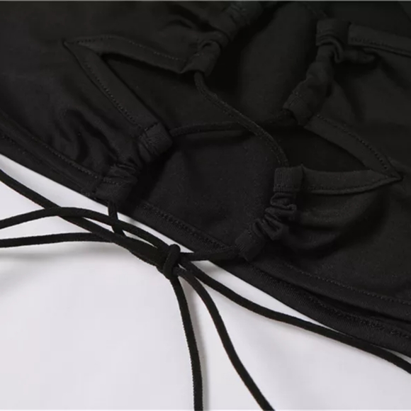 💋KLIOU DRAWSTRING BANDAGE TWO-PIECE PANT SET!!! - Picture 7 of 14